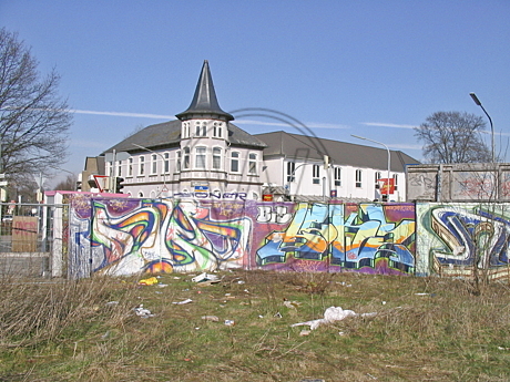 Graffiti am Donnerschweer Stadion