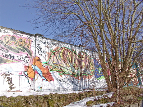 Graffiti am Donnerschweer Stadion