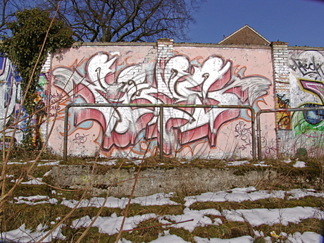 Graffiti am Donnerschweer Stadion