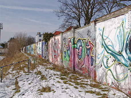 Graffiti am Donnerschweer Stadion