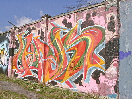Graffiti am Donnerschweer Stadion