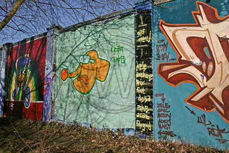 Graffiti am Donnerschweer Stadion