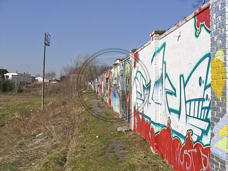 Graffiti am Donnerschweer Stadion