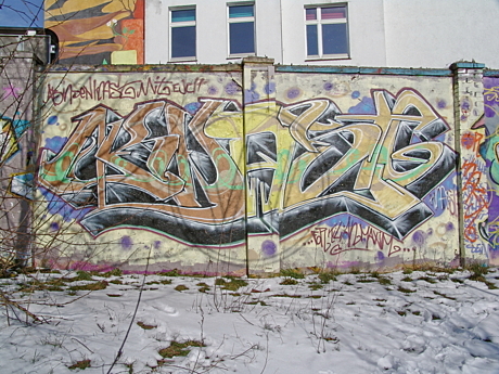 Graffiti am Donnerschweer Stadion