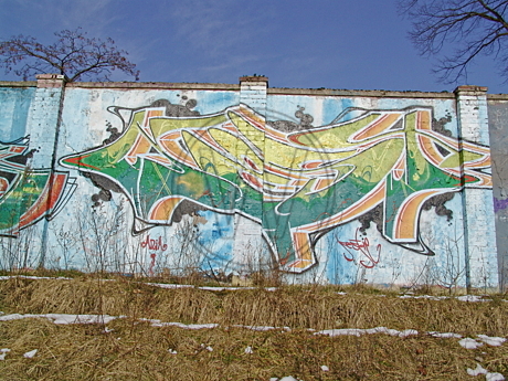 Graffiti am Donnerschweer Stadion
