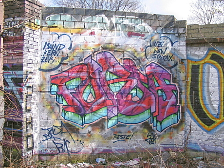 Graffiti am Donnerschweer Stadion