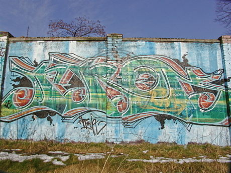Graffiti am Donnerschweer Stadion