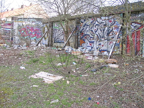 Graffiti am Donnerschweer Stadion