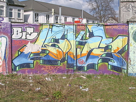Graffiti am Donnerschweer Stadion