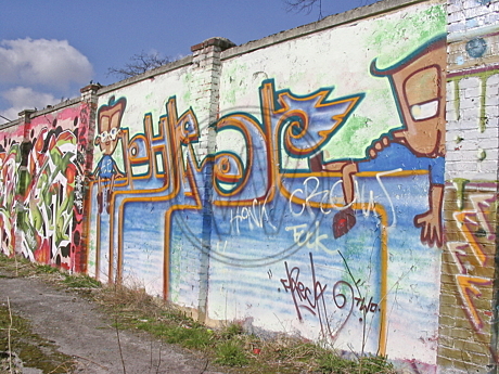 Graffiti am Donnerschweer Stadion