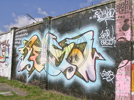 Graffiti am Donnerschweer Stadion