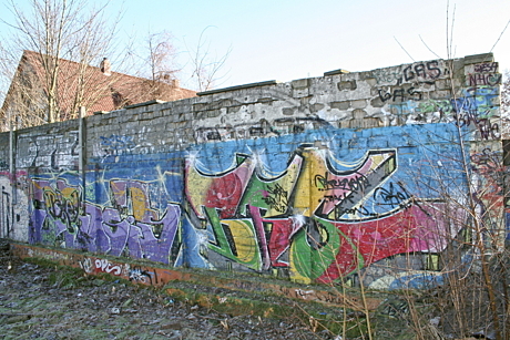 Graffiti am Donnerschweer Stadion