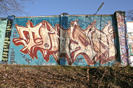 Graffiti am Donnerschweer Stadion