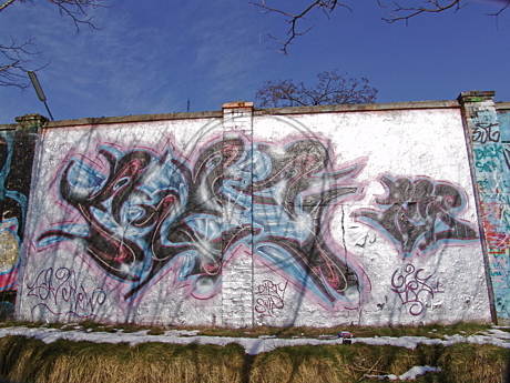 Graffiti am Donnerschweer Stadion