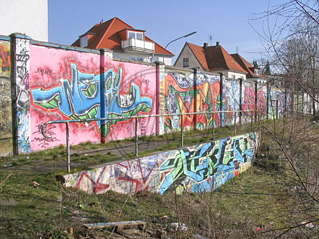 Graffiti am Donnerschweer Stadion