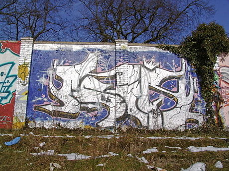 Graffiti am Donnerschweer Stadion