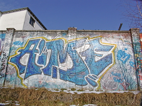 Graffiti am Donnerschweer Stadion