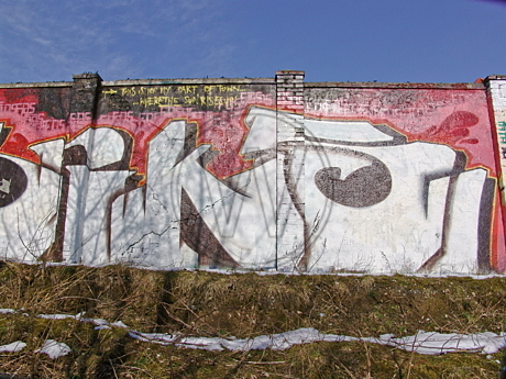 Graffiti am Donnerschweer Stadion